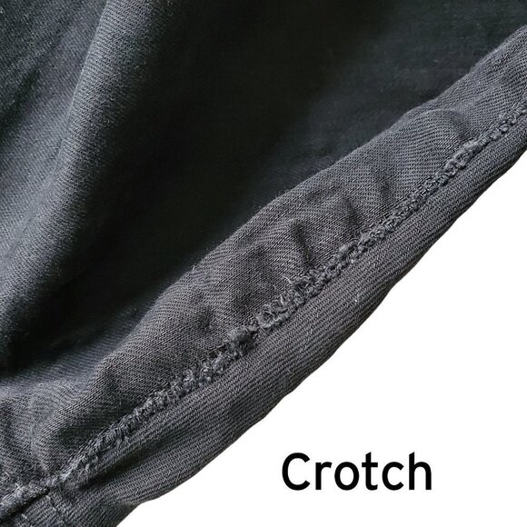 AG Adriano Goldschmied Farrah Black High Rise Ankle Skinny Jeans Raw Goth 25R - Picture 16 of 16